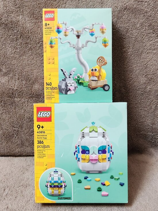 Lego Other - LEGO - Two (2) Sets - Easter Egg and Easter Bunny and Chick Egg Hunt - NEW